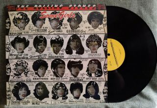 Rolling Stones Some Girls Vinyl Lp Sterling 1st Press 1978 Shrink Banned Ex/ex