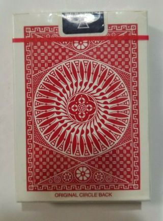Ohio Tally Ho Red Circle Back Blue Seal Playing Cards Deck
