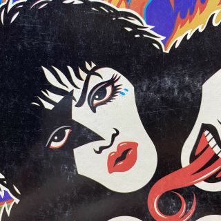 Kiss - Rock And Roll Over Lp - Blue Tear Cover Misprint Rare 1977 Club R133990