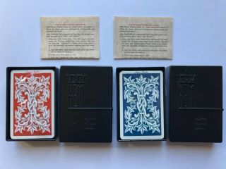 Kem Plastic Playing Cards Red And Blue Decks Index
