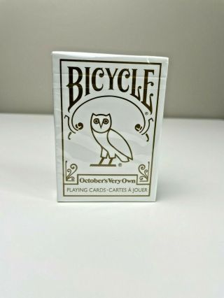 Ovo X Bicycle Playing Cards Deck Gold Owl Drake Octobers Very Own