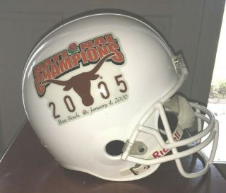 Texas Longhorns 2005 National Champions Rose Bowl Full Size Helmet Display Only