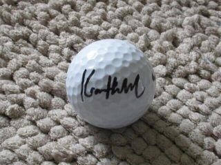 Kramer Hickok Signed Nike Golf Ball - Pga