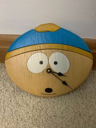 South Park Cartman Clock Wooden Face