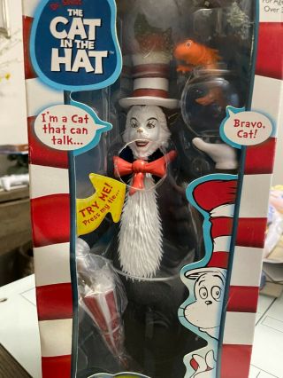 2003 Play Along Dr.  Seuss Talking Cat In The Hat Doll -
