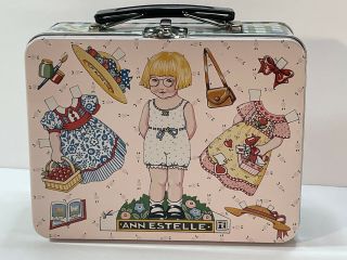 Mary Engelbreit Tin Lunch Box 1999 Ann Estelle 5”x6.  75”
