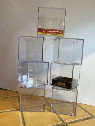 7 Ultra Pro Baseball Cube,  Asst.  Baseball Display Case Clear Protection Holders