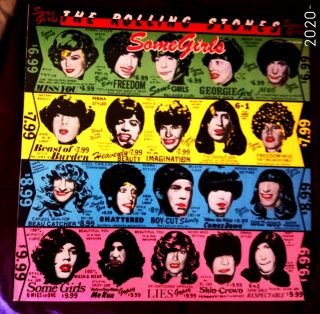 Rolling Stones Some Girls Ess - 81050 Japan Lp Insert 1978