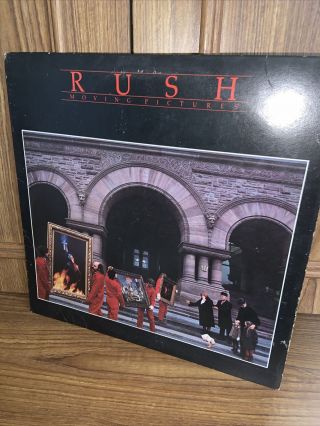 Rush - Moving Pictures Lp Mercury Srm - 1 - 4013 1981 1st Club Pr Vg,  /vg,  Ois