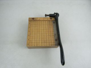 Vintage Ignento No.  1 Six Inch Paper Cutter By Ideal Tool Supply