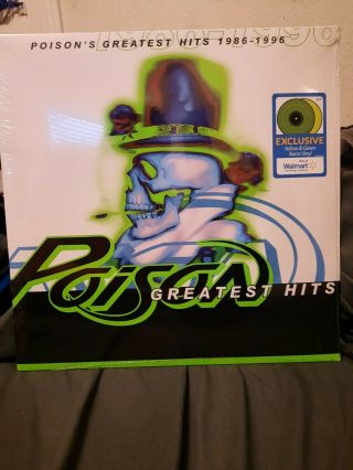 Poison Greatest Hits 1986 - 1996 2lp Exclusive Yellow& Green Vinyl,  Walmart