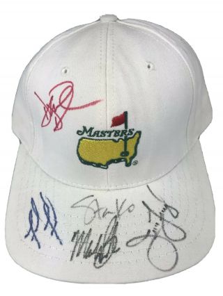 Master’s Pga Hat Signed Signature Autographed Golf American Needle (b)