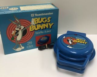 Looney Tunes Bugs Bunny Waffle Maker Toastmaster - - Vintage - 1991
