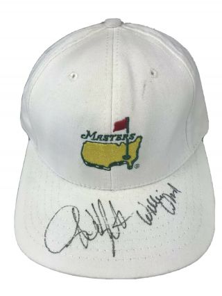 Master’s Pga Hat Signed Signature Autographed Golf American Needle (g)