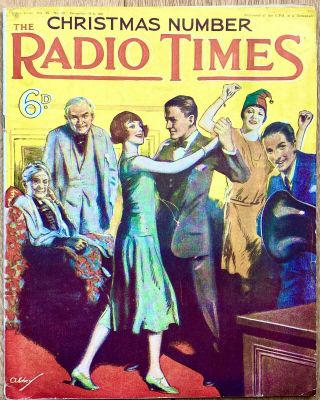 1925 Bbc Radio Times Xmas Number Complete,  Tv,  Radio