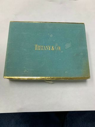 Vintage Tiffany & Co.  Playing Cards.  Two Decks In Slide Out Case
