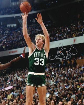Larry Bird Autographed Signed 8x10 Photo (hof Celtics) Reprint