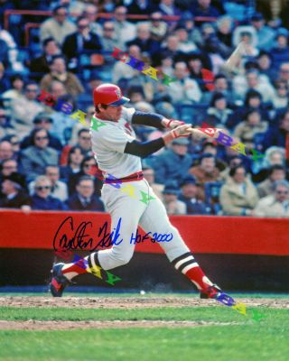 Carlton Fisk Hof Boston Red Sox Autographed Signed 8x10 Photo Reprint