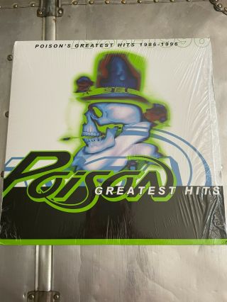 Poison - Greatest Hits 2 Lp Walmart Exclusive Vinyl Yellow & Green Oop Nm