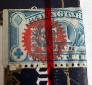 Vintage Tax Stamp Aristocrat Playing Cards - High Finish - Back No 1 - Very Rare 3