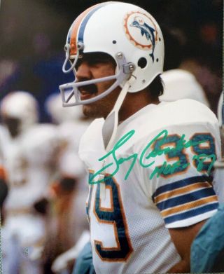 Larry Csonka Han Miami Dolphins Signed 8x10 Autographed Photo Reprint