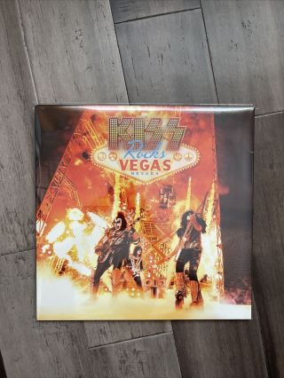 Kiss Kiss Rocks Vegas Black Vinyl Lp Dvd (eagle Rock Entertainment,  2016)