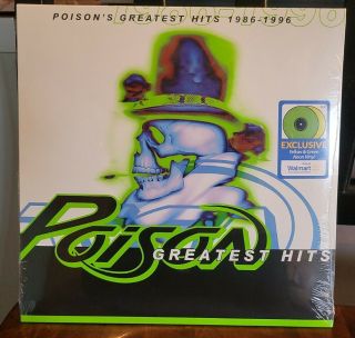 Poison Greatest Hits Walmart Exclusive Limited Neon Yellow & Green 2x Vinyl Lp