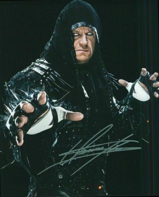 The Undertaker (wwf Wwe) Autographed Signed 8x10 Photo Reprint.