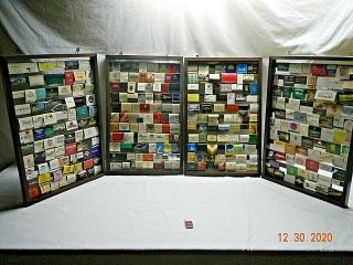 Matchbook Display Frame,  Matchbooks & Boxes: Worldwide,  Rare,  & Exotic
