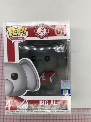 Funko Pop College Football Mascot: Alabama Crimson Tide - Big Al 01 I03