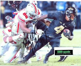 Rondale Moore Purdue Reprinted Auto Signed 8x10 Football Photo Ohio State Win B