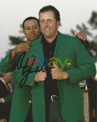 Phil Mickelson Autographed 8x10 Photo Masters Champ Signed Reprint