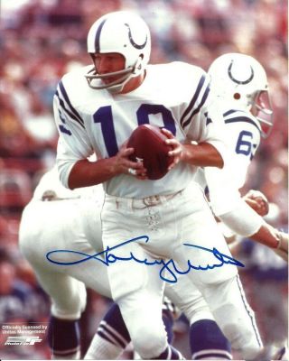Johnny Unitas Colts 8x10 Autographed Photo Reprint