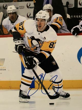 Sidney Crosby Autographed Signed 8x10 Photo (hof Penguins) Reprint
