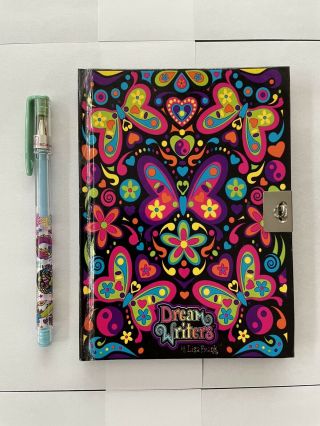 Vintage Lisa Frank Dream Writers Diary And Collector Rainbow Dragon Gel Pen