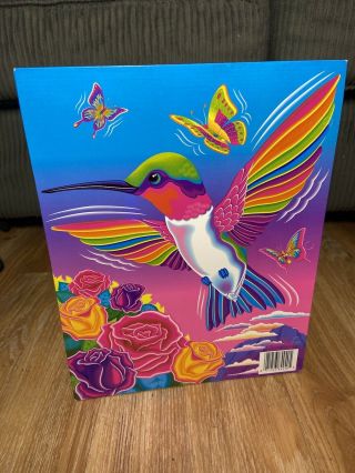 Vintage The World Of Lisa Frank Hummingbirds And Butterflies School Folder 3