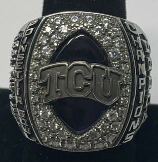 Tcu 2008 Poinsettia Bowl Championship Ring (authentic) Texas Christian Universi.