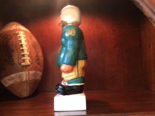 Vintage Fred A Kail Football Bank,  Green & GOLD Color could Be Green Bay Packers 3