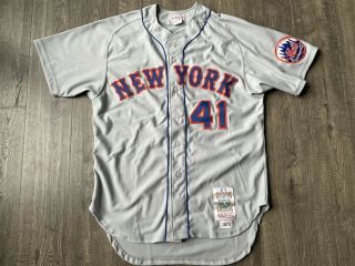Authentic Mitchell And Ness 1972 York Mets Tom Seaver Jersey Xl Usa Run Rare