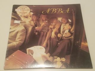 Abba S/t Lp Still W/hype Sticker Atlantic 1975 Mamma Mia S.  O.  S