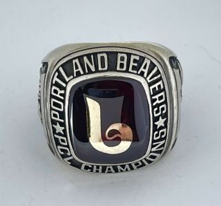 Portland Beavers Mlb Minor League ⚾️ Pcl Champions / Championship Baseball Ring