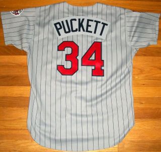 1994 Twins Kirby Puckett Authentic Game Jersey Size 48 Russell USA ASG Vtg RARE 2