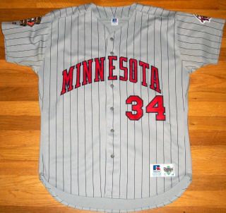 1994 Twins Kirby Puckett Authentic Game Jersey Size 48 Russell USA ASG Vtg RARE 3