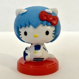 HELLO KITTY x EVANGELION Rei asuka Mini Figure Sanrio 2