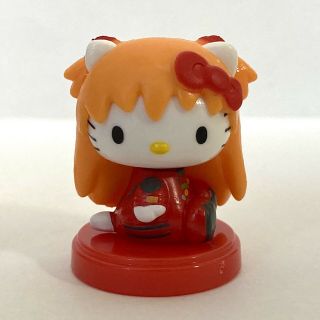 HELLO KITTY x EVANGELION Rei asuka Mini Figure Sanrio 3