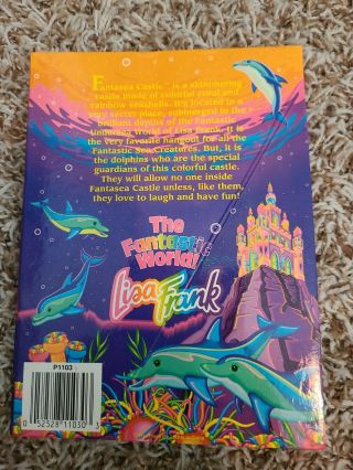 Vintage Lisa Frank Dolphins Under The Sea Coral Fantastic Fashions Picture Frame 2
