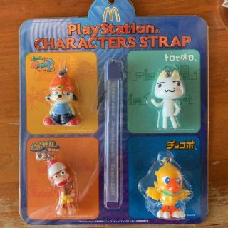 Playstation Characters Strap Parappa The Rapper Chocobo Mcdonald Japan F/s