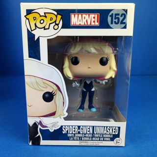 Marvel Spider Gwen Unmasked 152 Funko Pop Figure
