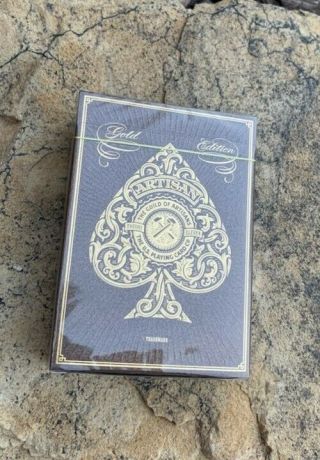 “gold Edition” Artisan Playing Cards,  Rare Theory 11 Deck