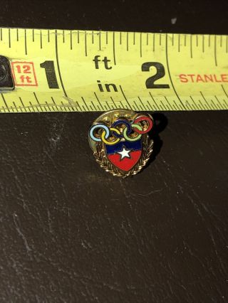 CHILE Olympic Committee COMITE OLIMPICO CHILENO Vintage Lapel PIN 3